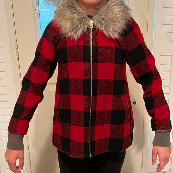 Kids lumberjack style jacket - Picture 1 of 5